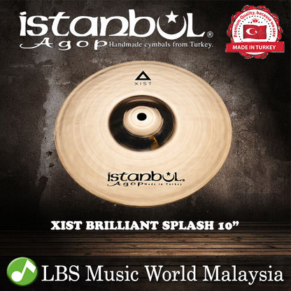 Istanbul Agop Cymbals 10" Xist Brilliant Splash Cymbal (XSPB10)