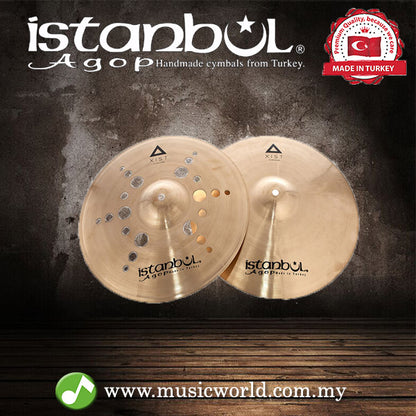 Istanbul Agop Cymbals Xist ION Hi-Hat 14" Hihat Drum Set Hi Hat Drum Kit Cymbal (XIH14)