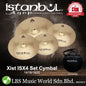 Istanbul Agop Cymbals Xist Set 14" Hi-Hats 16" Crash 18" Crash 20" Ride Cymbal Pack With Bag (IXS4)