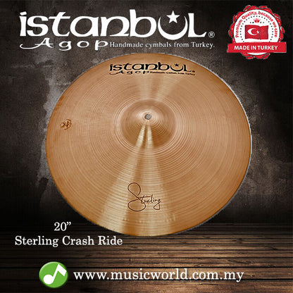 Istanbul Agop Cymbals 20" Sterling Crash Ride Cymbal (STCR20)