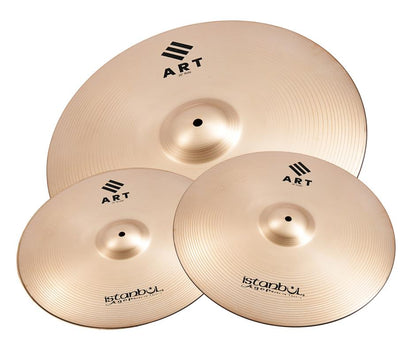 Istanbul Agop Cymbals ART 4 Piece Set 14" Hi-Hats 16" 18" Crash 20" Ride Set With Bag (IART4)