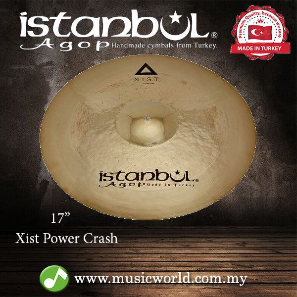 Istanbul Agop Cymbals 17" Xist Power Crash Cymbal (XPWCB17)