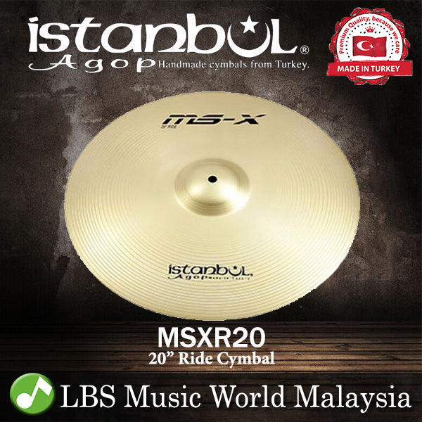 Istanbul Agop Cymbals 20 Inch MS-X Ride Cymbal (MSXR20)