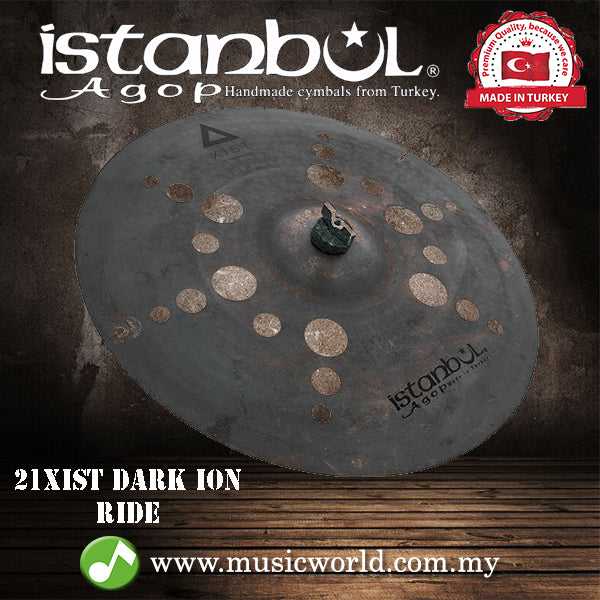 Istanbul Agop Cymbals 21" Xist Dark ION Ride Cymbal (XDIR21)