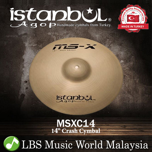Istanbul Agop Cymbals 14" MS-X Crash MSX (MSXC14)