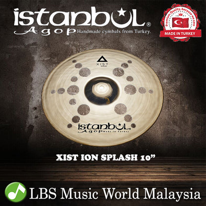 Istanbul Agop Cymbals 10" Xist ION Splash Cymbal (XISPB10)