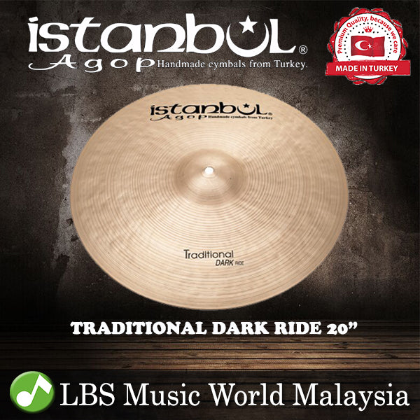 Istanbul Agop Cymbals 20" Traditional Dark Ride Cymbal (DR20)