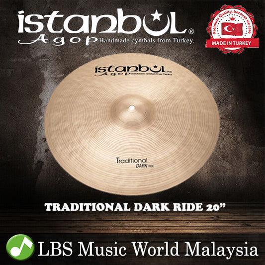 Istanbul Agop Cymbals 20" Traditional Dark Ride Cymbal (DR20)