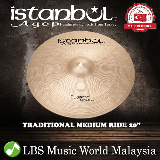 Istanbul Agop Cymbals 20" Traditional Medium Ride Cymbal (MR20)