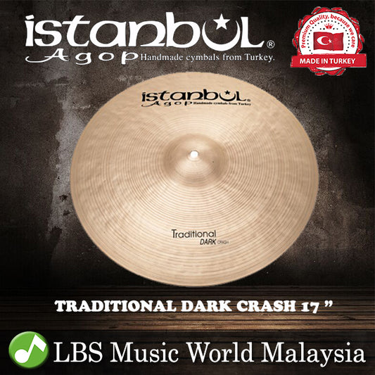 Istanbul Agop Cymbals 17" Traditional Dark Crash Cymbal (DC17)