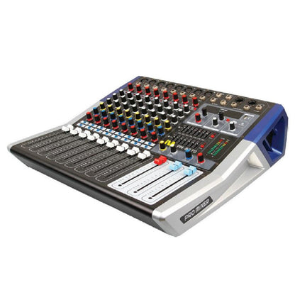 IVA PM-8270 2 X 270 Watt 8 Channel RMS Powered Mixer with USB, Bluetooth and Effect (PM8270)