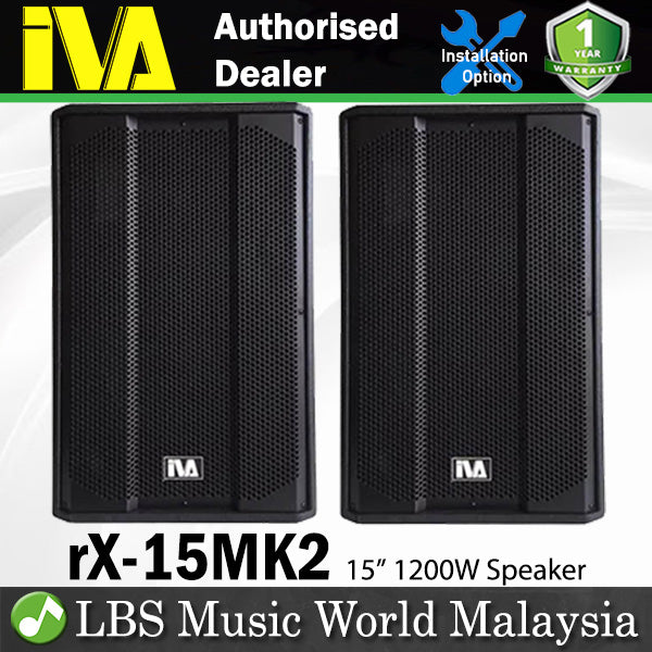 iVA RX Series rX-10MK2 rX-12MK2 rX-15MK2 Passive Speaker (RX10 RX12 RX15 MK2)