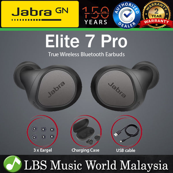 Jabra Elite 7 Pro True Wireless Bluetooth Earbuds Active Noise Cancellation Earphones