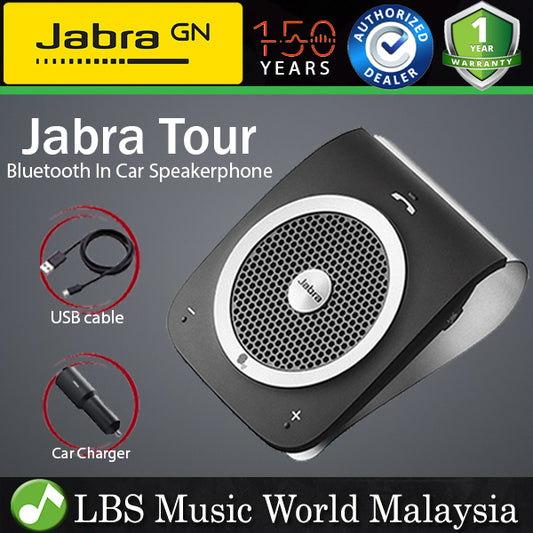 Jabra Tour Bluetooth In Car Speaker Audio Speakerphone with Noise Cancelling and Handsfree