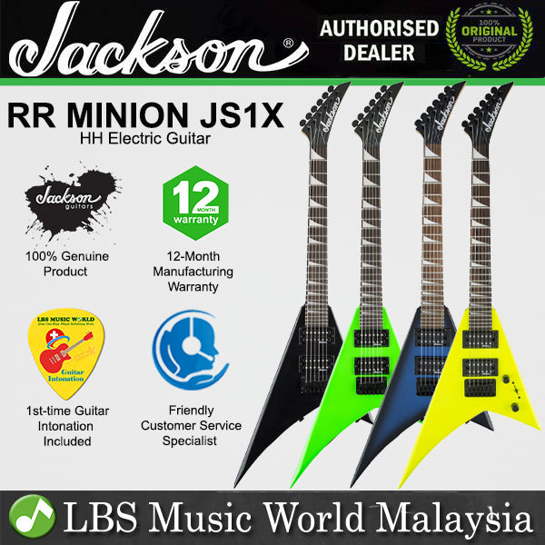 Jackson JS Series JS1X RR Minion Rhoads Body Electric Guitar with Amaranth Fretboard and HH Pickup