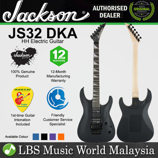 Jackson JS32 DKA JS Series Dinky Body Electric Guitar with HH Pickup and Amaranth Fretboard
