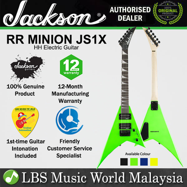 Jackson JS Series JS1X RR Minion Rhoads Body Electric Guitar with Amaranth Fretboard and HH Pickup