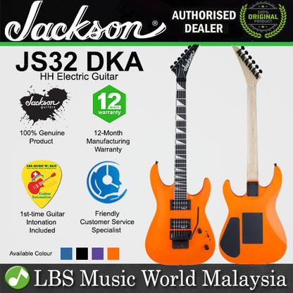Jackson JS32 DKA JS Series Dinky Body Electric Guitar with HH Pickup and Amaranth Fretboard
