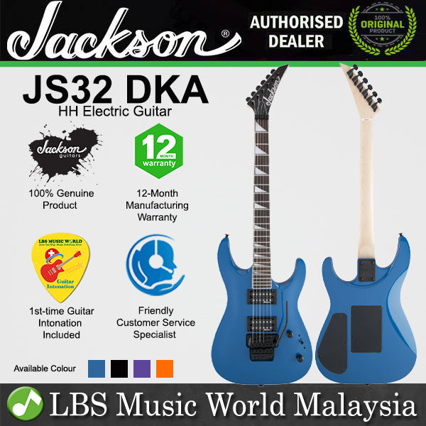 Jackson JS32 DKA JS Series Dinky Body Electric Guitar with HH Pickup and Amaranth Fretboard