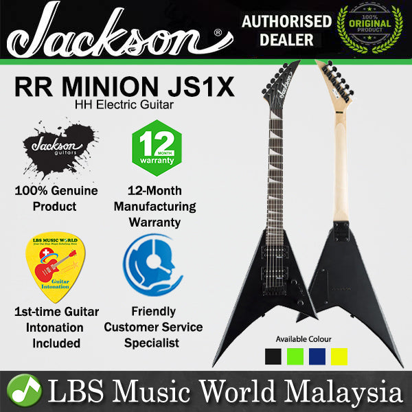Jackson JS Series JS1X RR Minion Rhoads Body Electric Guitar with Amaranth Fretboard and HH Pickup