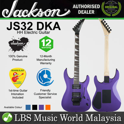Jackson JS32 DKA JS Series Dinky Body Electric Guitar with HH Pickup and Amaranth Fretboard