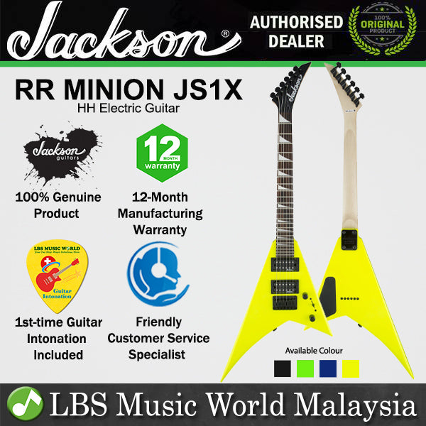Jackson JS Series JS1X RR Minion Rhoads Body Electric Guitar with Amaranth Fretboard and HH Pickup