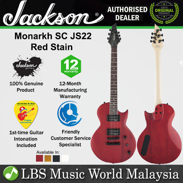 Jackson Monarkh SC JS22 Solid Body Electric Guitar High-Output Humbucking Pickup With Amaranth Fretboard (JS 22)