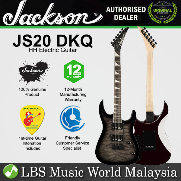 Jackson JS Series Dinky JS20 DKQ Electric Guitar with HH Pickup and Amaranth Fretboard