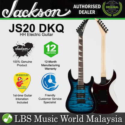 Jackson JS Series Dinky JS20 DKQ Electric Guitar with HH Pickup and Amaranth Fretboard