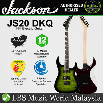 Jackson JS Series Dinky JS20 DKQ Electric Guitar with HH Pickup and Amaranth Fretboard