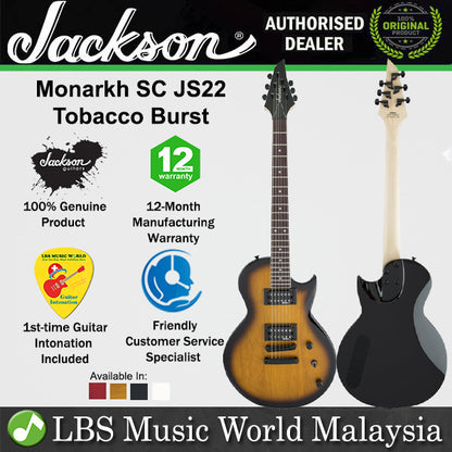 Jackson Monarkh SC JS22 Solid Body Electric Guitar High-Output Humbucking Pickup With Amaranth Fretboard (JS 22)