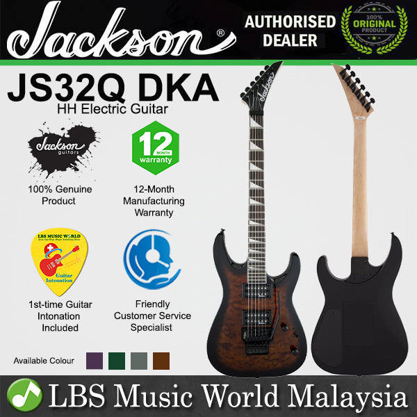 Jackson JS32Q DKA JS Series Dinky Arch Top Electric Guitar with HH Pickup and Amaranth Fingerboard