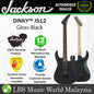 Jackson JS12 JS Series Dinky Electric Guitar 24 Fret Amaranth Fingerboard Gloss Black (JS 12)