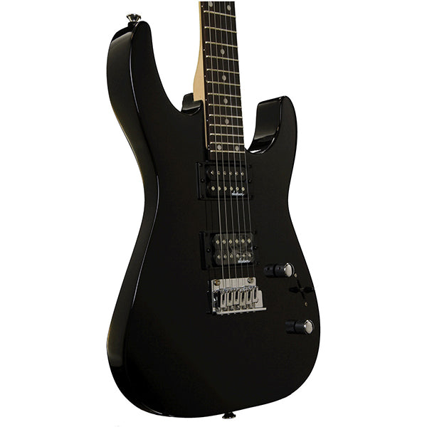 Jackson JS12 JS Series Dinky Electric Guitar 24 Fret Amaranth Fingerboard Gloss Black (JS 12)