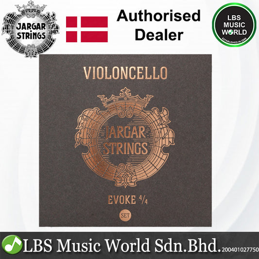 Jargar Evoke Medium Cardon Steel and Multialloy Violoncello String 4/4 Size