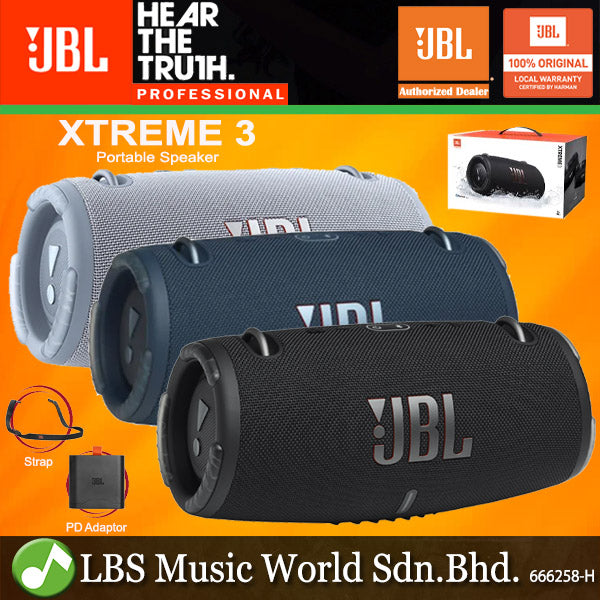 JBL XTREME 3 Portable Waterproof Wireless Bluetooth Speaker with Built in Powerbank