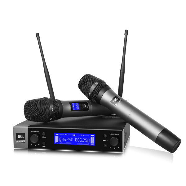 JBL VM200 UHF Wireless Dual Microphone System Suitable for Live Vocal Performance