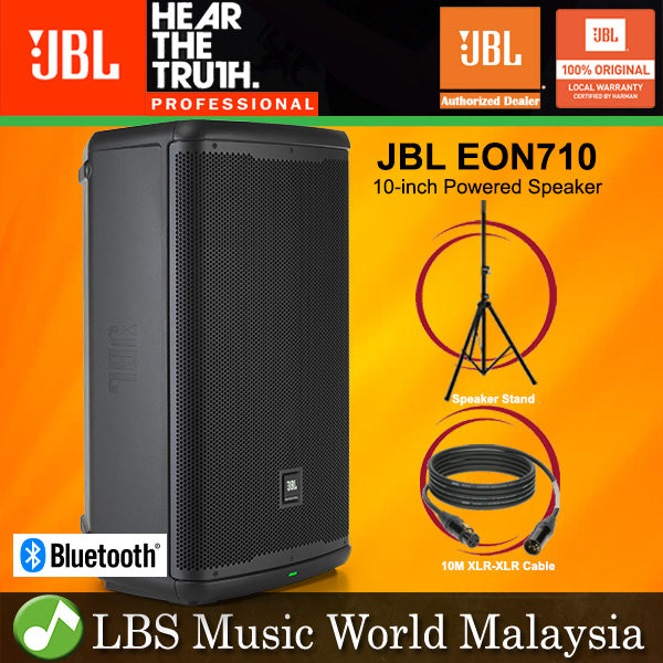 JBL EON710 1300 Watt 10 Inch Powered Speaker with Bluetooth (EON 710)