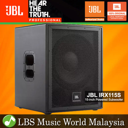 JBL IRX115S 1300 Watt 15 Inch Powered Subwoofer Speaker (IRX115 S)