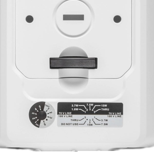 JBL Control 25-1 5 Inch 100 Volt Line Indoor or Outdoor Speaker White (Control 25)