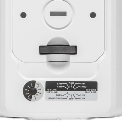 JBL Control 25-1 5 Inch 100 Volt Line Indoor or Outdoor Speaker White (Control 25)