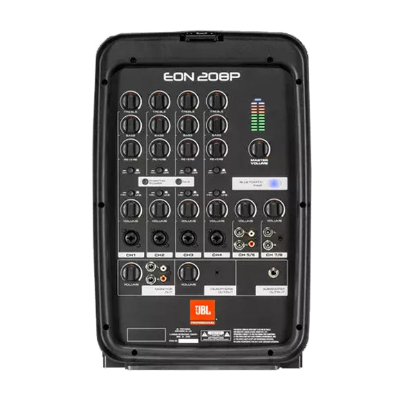 JBL EON208P 300W 8 Channel Powered Mixer Portable PA System Speaker with Bluetooth (Eon 208P EON208 P)