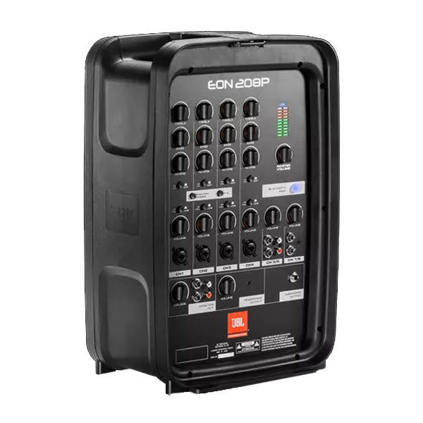 JBL EON208P 300W 8 Channel Powered Mixer Portable PA System Speaker with Bluetooth (Eon 208P EON208 P)