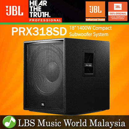 JBL PRX318SD 1400 Watt 18" Compact Subwoofer System (PRX-318SD PRX318)