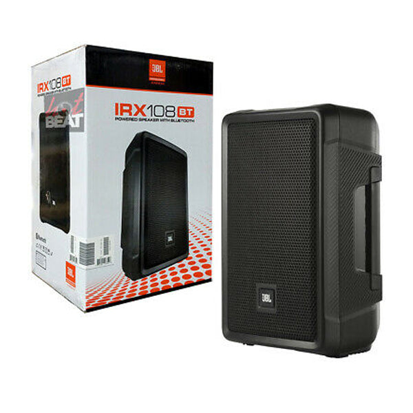 JBL IRX108BT 1300W 8 Inch Powered Portable PA Loudspeaker with Bluetooth (IRX108 BT)