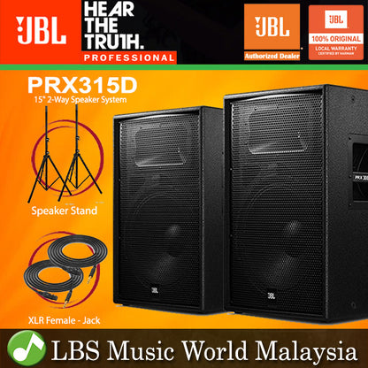 JBL PRX315D 15" 2 Way Passive Speaker Stand (PRX315 D)