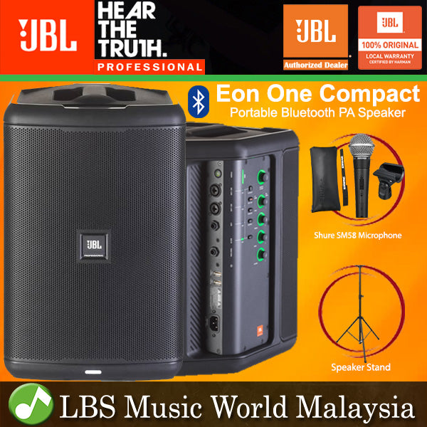 JBL EON One Compact Portable Battery Powered PA Speaker with Bluetooth