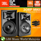 JBL 308P MKII 8 Inch Two Way Powered Studio Monitor Speaker with Isolation Pad (308 P)