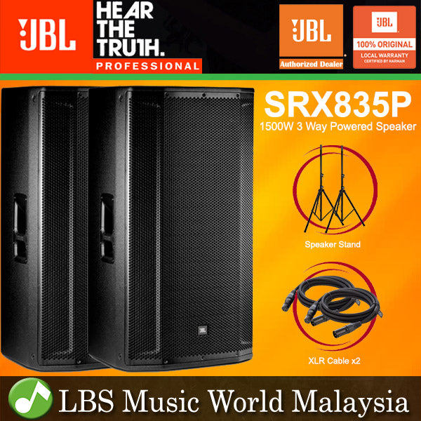 JBL SRX835P 2000 Watt 15 Inch 3 Way Powered PA Speaker System