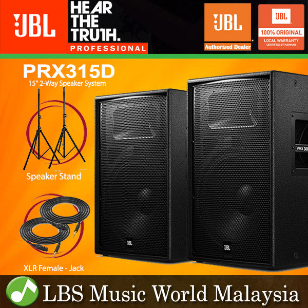 JBL PRX315D 15" 2 Way Passive Speaker Stand (PRX315 D)